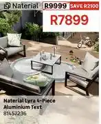 Leroy Merlin Naterial Lyra 4 Piece Aluminium Text 81457236 offer