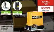 Leroy Merlin Gemini Gate Motor Slider 7Ah 81425697/81425699/81468998-For All offer