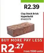 Leroy Merlin Clay Stock Brick Hyperbuild 81465379 offer