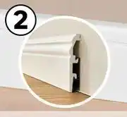 Leroy Merlin Skirting PVC Po 910 20 X 90 x 2400mm 81421146 offer