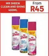 Leroy Merlin Mr Sheen Clean And Shine-400ml offer
