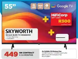 HiFi Corp Skyworth 55-inch QLED TV offer