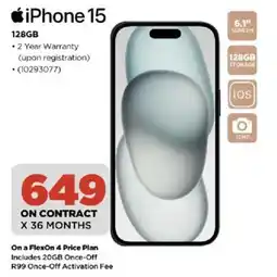 HiFi Corp iPhone 15 128GB offer
