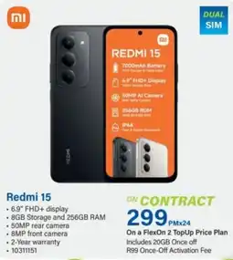 Incredible Connection Xiaomi Redmi 15 offer