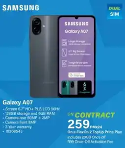 Incredible Connection Samsung Galaxy A07 offer