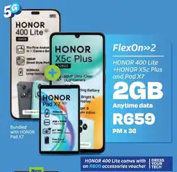 Telkom Honor 400 Lite + Honor X5c Plus and Pad X7 offer