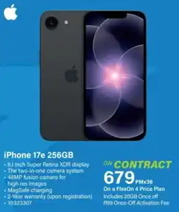 Incredible Connection iPhone 17e 256GB offer