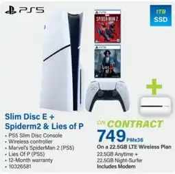 Incredible Connection PS5 Slim Disc E + Spiderm2 & Lies of P offer