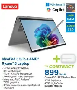 Incredible Connection Lenovo IdeaPad 5 2-in-1 AMD Ryzen 5 Laptop offer