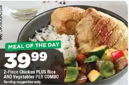 OK Grocer Chicken plus Rice and Vegetables offer