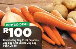 OK Grocer Carrots plus Potatoes and Onions offer