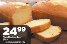 OK Grocer Plain Madeira Loaf offer