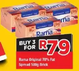 OK Grocer Rama Original 70% Fat Spread Brick offer