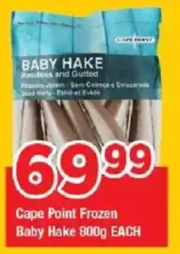 OK Grocer Cape Point Frozen Baby Hake offer
