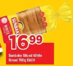 OK Grocer Sunbake Sliced White Bread offer