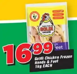 OK Grocer Goldi Chicken Frozen Heads & Feet offer