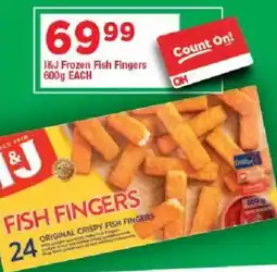 OK Grocer I&J Frozen Fish Fingers offer