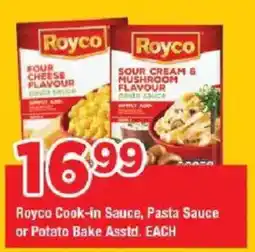 OK Grocer Royco Cook-in Sauce, Pasta Sauce or Potato Bake offer