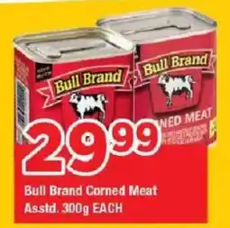 OK Grocer Bull Brand Corned Meat offer