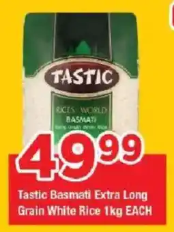 OK Grocer Tastic Basmati Extra Long Grain White Rice offer