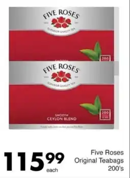 Save Hyper Five Roses Original Teabags offer