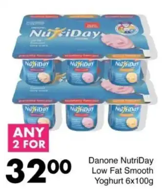 Save Hyper Danone NutriDay Low Fat Smooth Yoghurt offer
