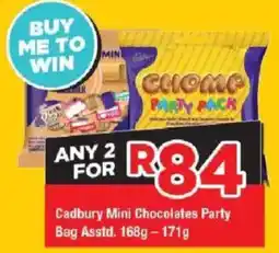 OK Grocer Cadbury Mini Chocolates Party Bag offer