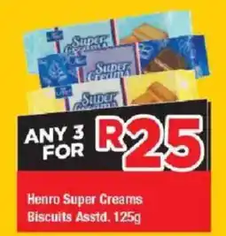 OK Grocer Henro Super Creams Biscuits offer