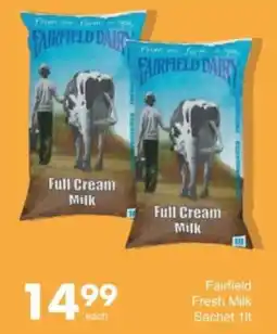 Save Hyper Fairfield Fresh Milk Sachet offer