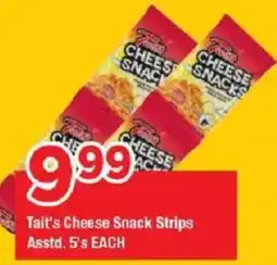 OK Grocer Tait's Cheese Snack Strips offer