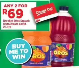 OK Grocer Brookes Oros Squash Concentrate offer