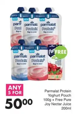 Save Hyper Parmalat Protein Yoghurt Pouch offer