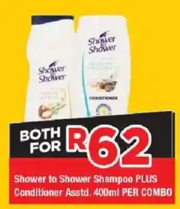 OK Grocer Shower to Shower Shampoo plus Conditioner offer
