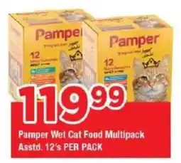 OK Grocer Pamper Wet Cat Food Multipack offer
