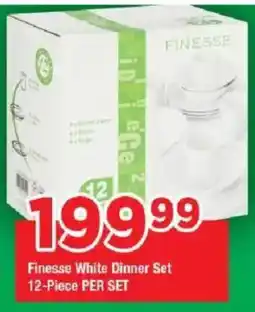 OK Grocer Finesse White Dinner Set offer