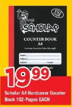 OK Grocer Scholar A4 Hardcover Counter Book 192-Pages offer