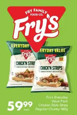 Save Hyper Fry's Everyday Value Pack Chicken Style Strips Regular/ Chunky offer