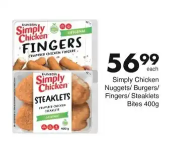 Save Hyper Simply Chicken Nuggets/ Burgers/ Fingers/ Steaklets Bites offer