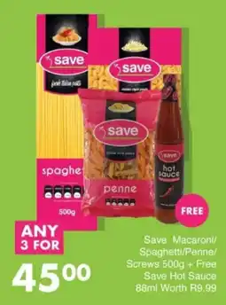 Save Hyper Save Macaroni/ Spaghetti/ Penne/ Screws offer