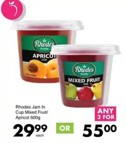 Save Hyper Rhodes Jam In Cup Mixed Fruit/ Apricot offer