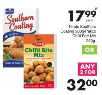 Save Hyper Hinds Southern Coating/ Pakco Chilli Bite Mix offer