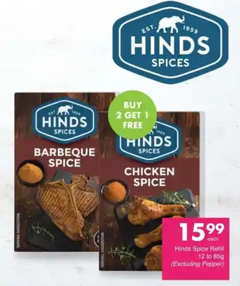 Save Hyper Hinds Spice Refill offer