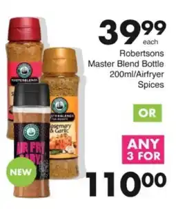 Save Hyper Robertsons Master Blend Bottle/ Airfryer Spices offer