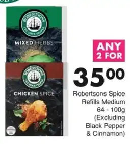 Save Hyper Robertsons Spice Refills Medium offer