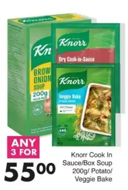 Save Hyper Knorr Cook In Sauce/ Box Soup/ Potato/ Veggie Bake offer