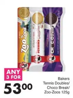 Save Hyper Bakers Tennis Doubles/ Choco Break/ Zoo-Zoos offer