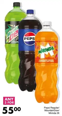 Save Hyper Pepsi Regular/ Mountain Dew/ Mirinda offer