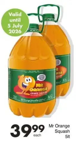 Save Hyper Mr Orange Squash offer