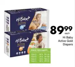 Save Hyper Hi Baby Active Gold Diapers offer
