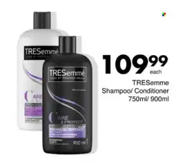 Save Hyper TRESemme Shampoo/ Conditioner offer